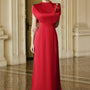 Gia Linh Sheath Mock Neck Silk Satin Ao Dai
