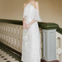 Gia Han Straight Slim Leg Silk Satin Floor Length Pants