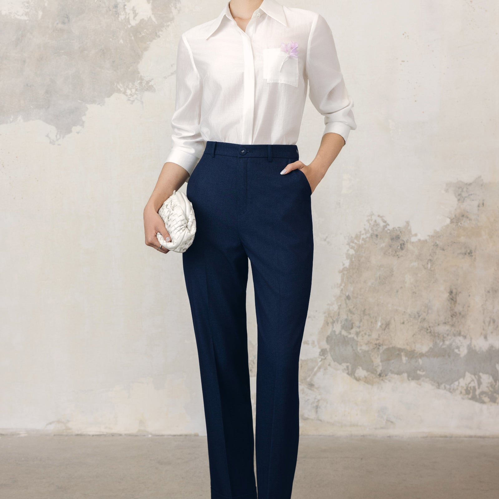 Yen Lam Cuff Sleeve Shirt