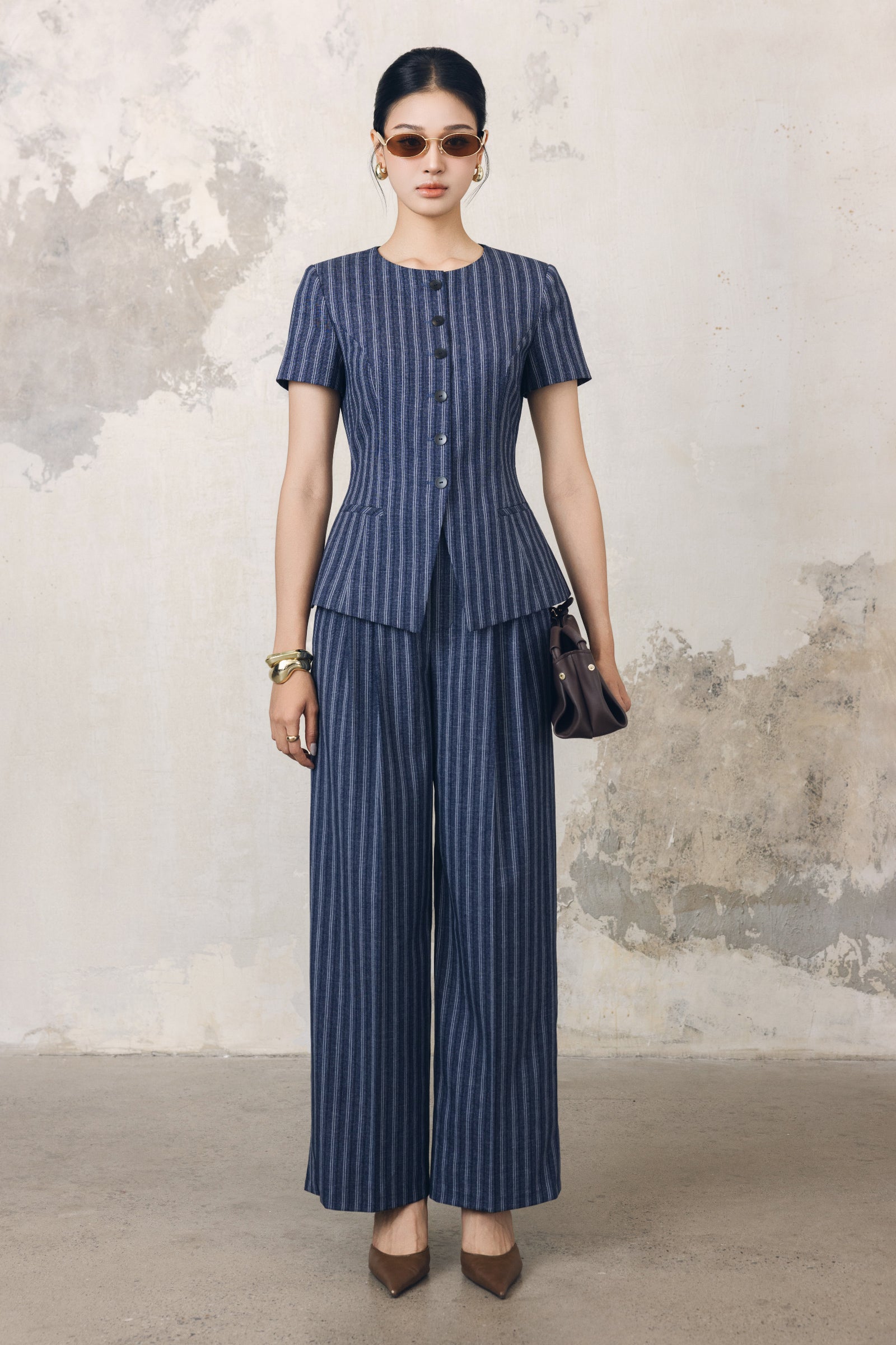 Diep Truc Round Neck Top
