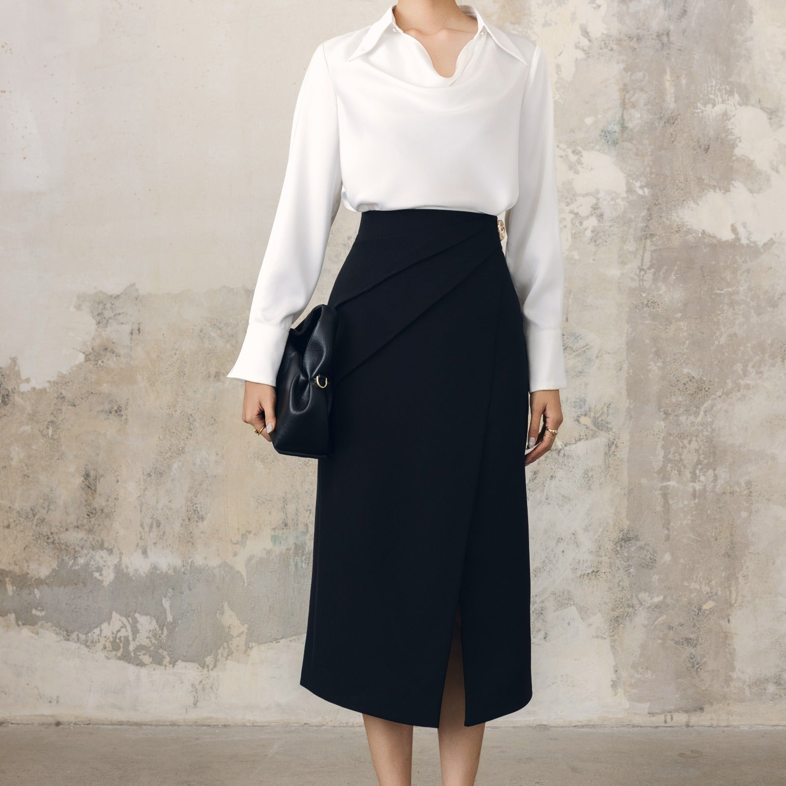 Bach Khue Cowl Shirt