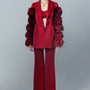 Blossom Hourglass Patch Pocket Taffeta Blazer