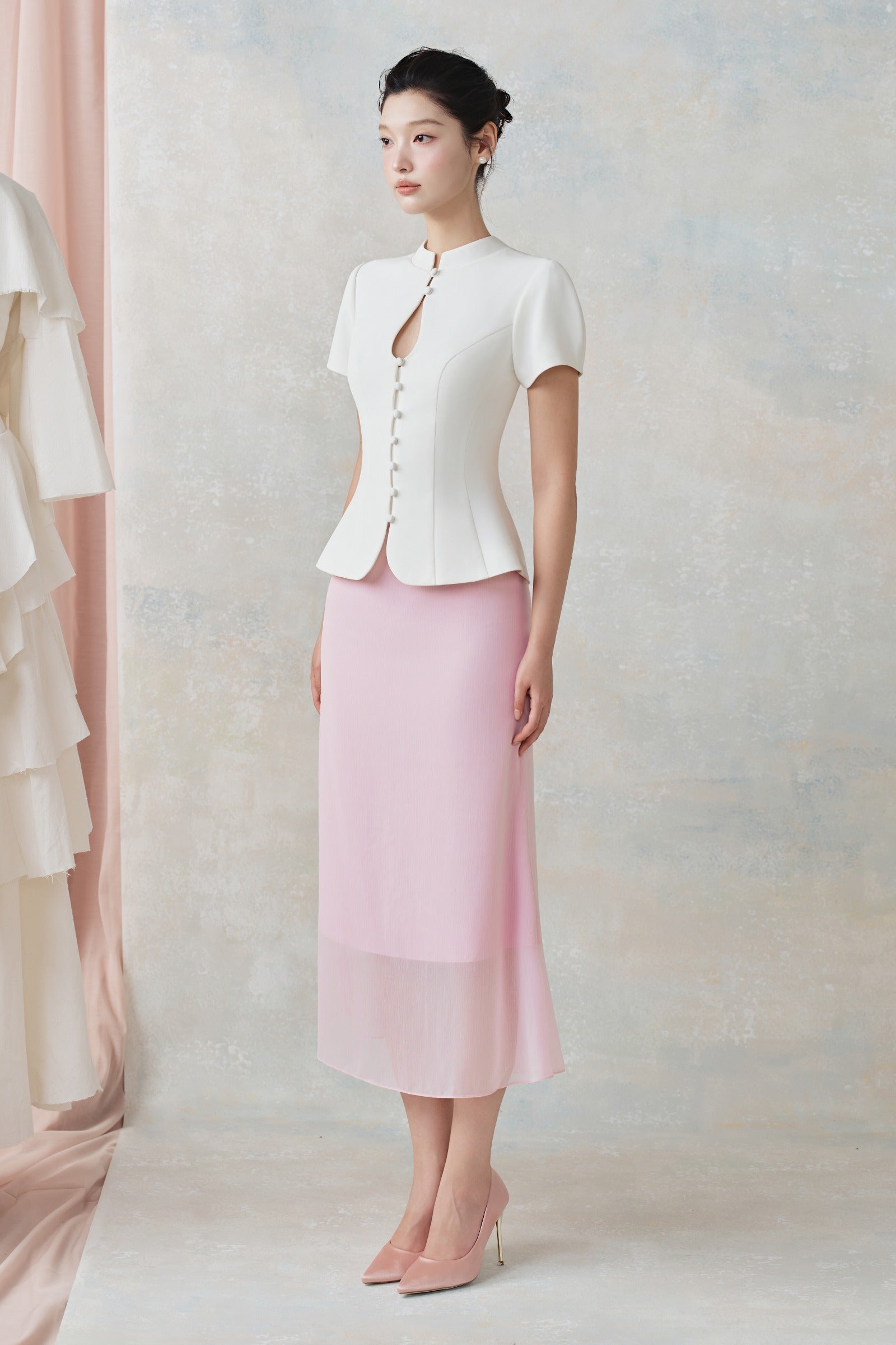 Thane Peplum Top