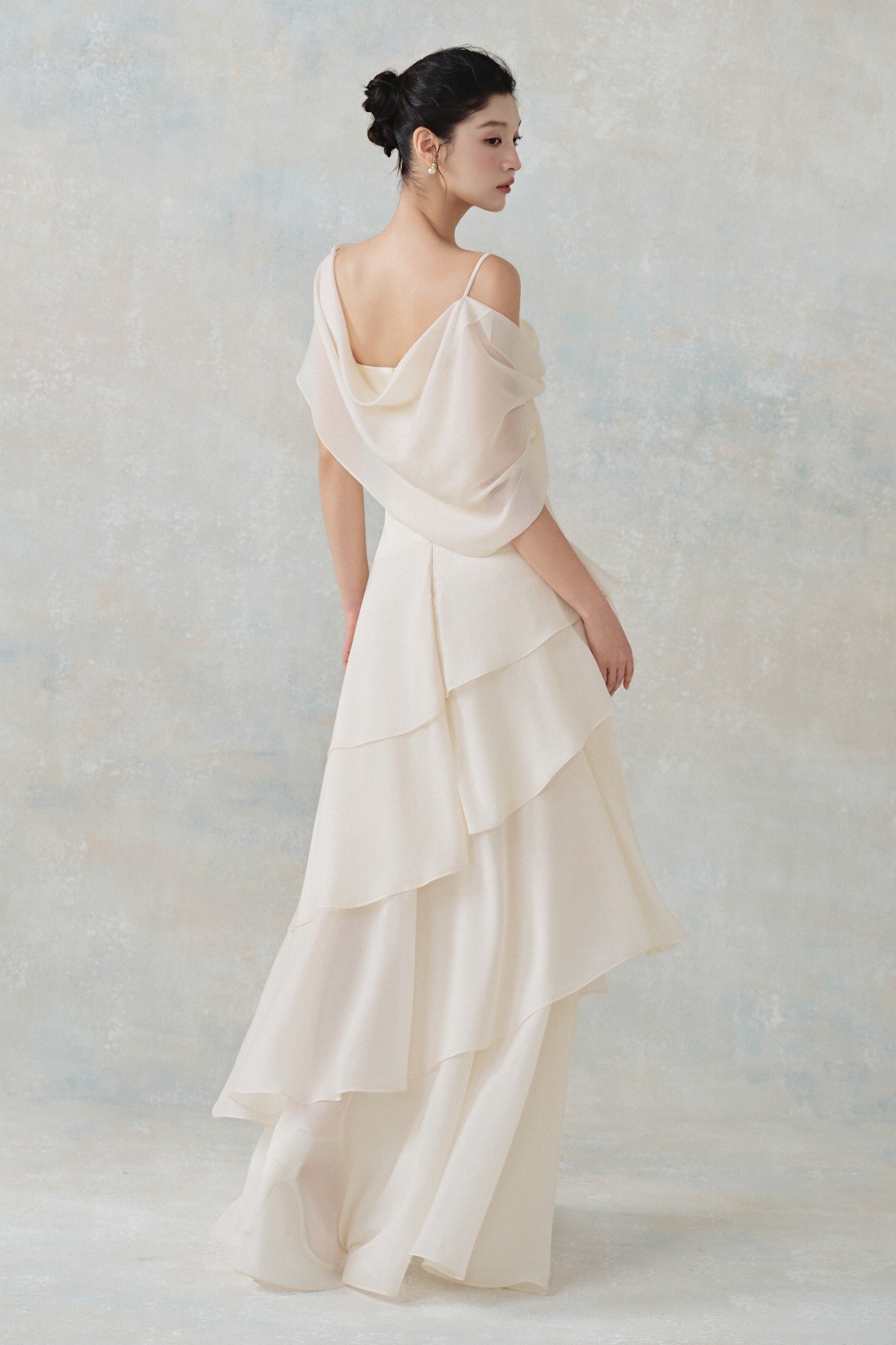 Beila Ruffle Maxi Dress