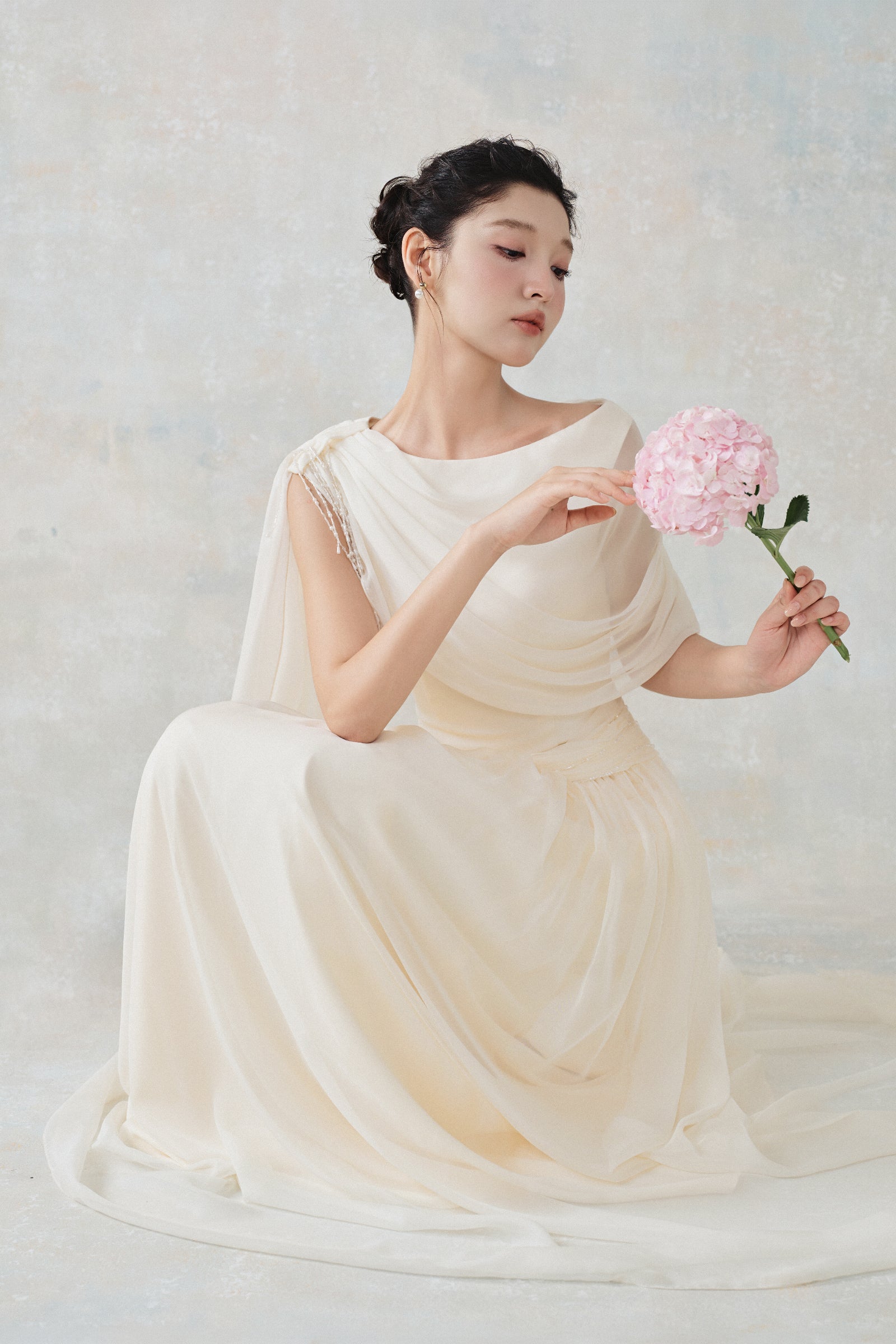 Edana Draped Maxi Dress