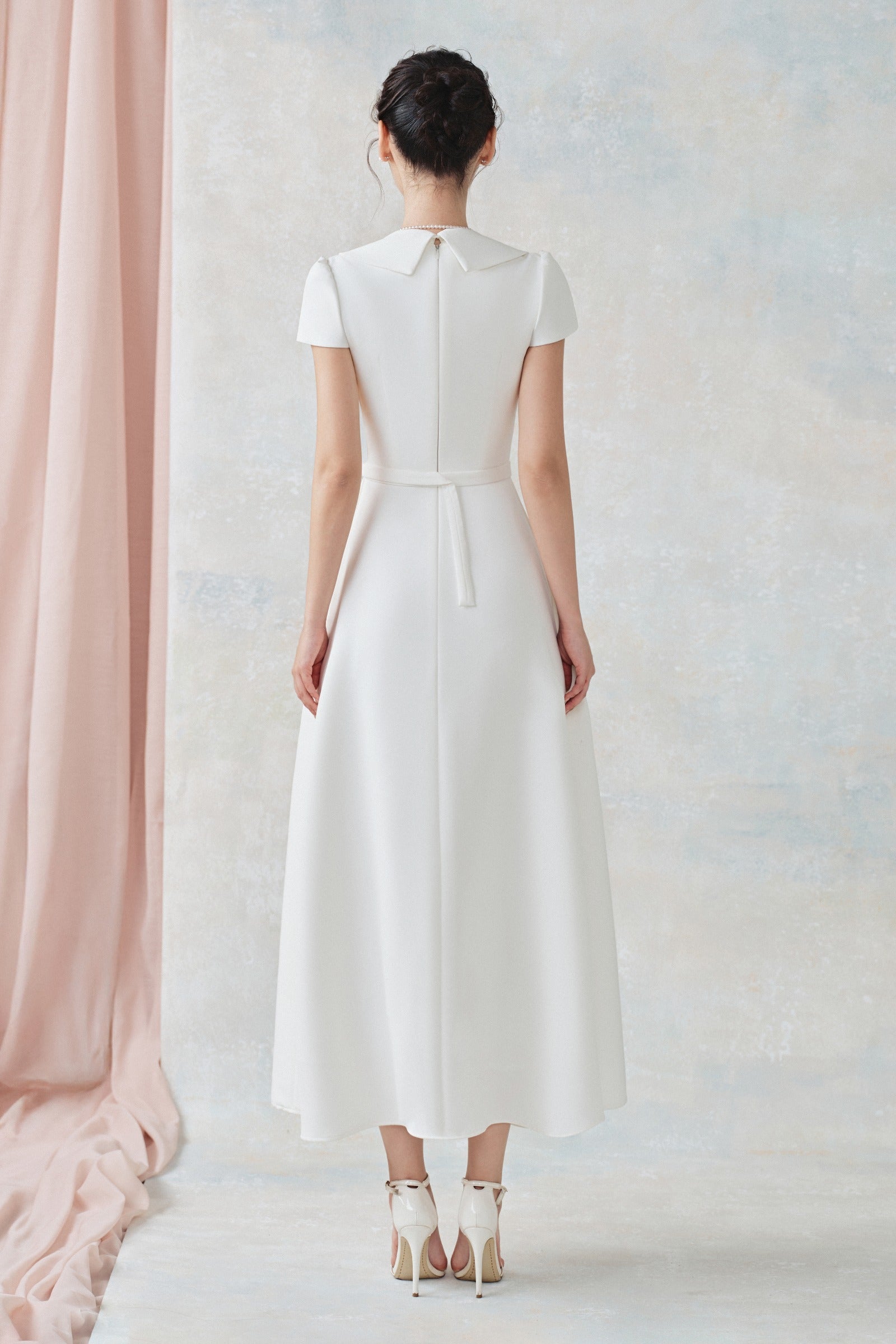 Tulie Trapeze Neck Midi Dress