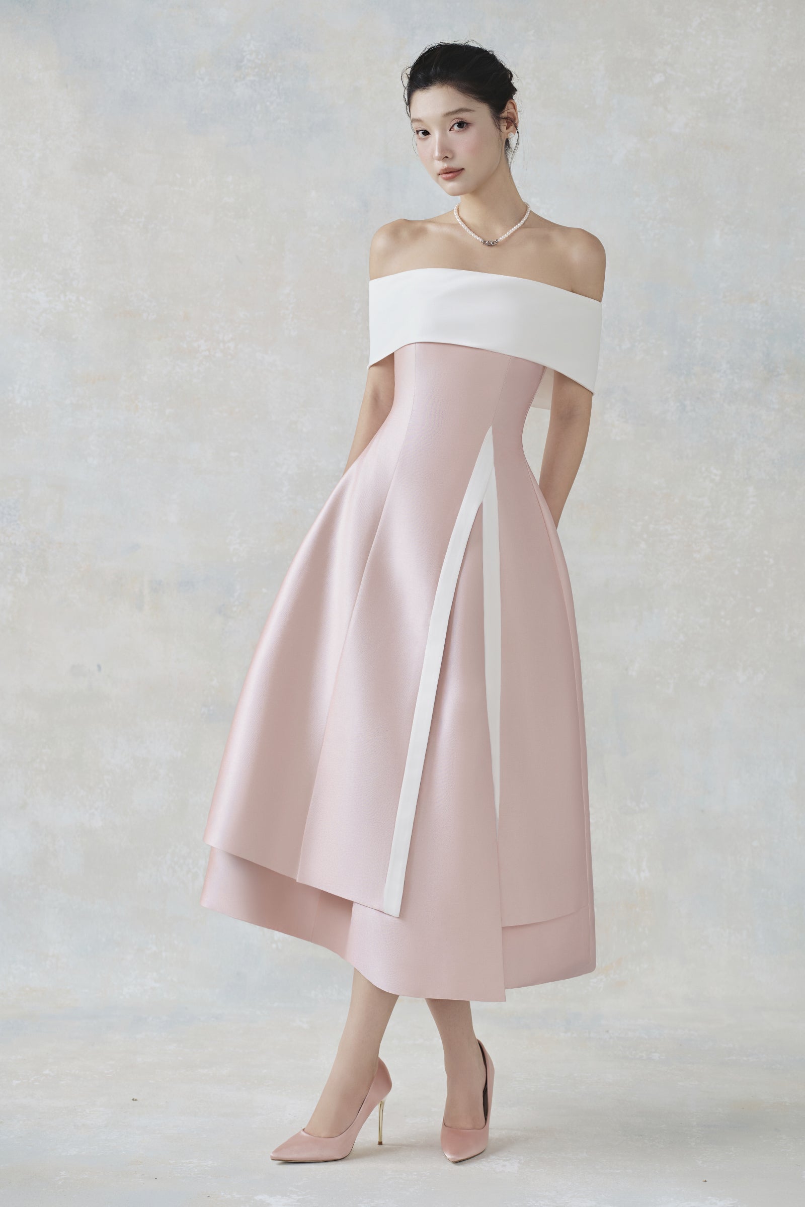 Dakota Off-Shoulder Midi Dress