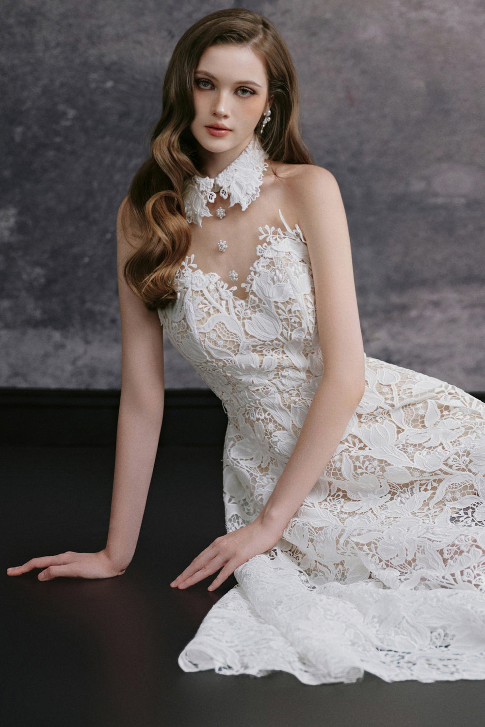 Merri Collared Button Midi Dress