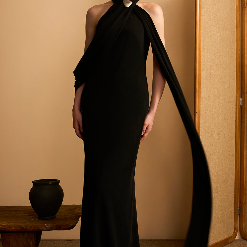 Da Minh Halter Maxi Dress - MEAN BLVD