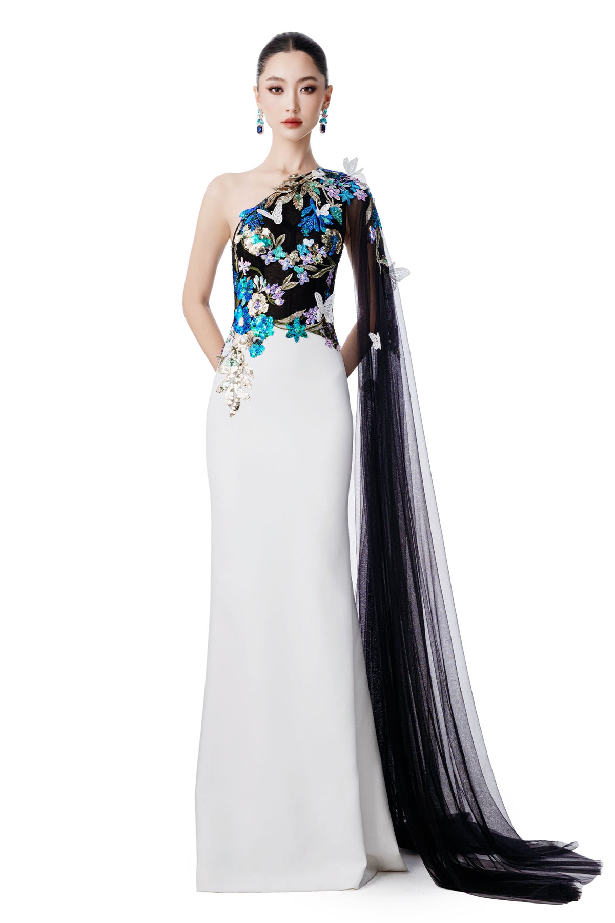 Dahlia Applique Maxi Dress - MEAN BLVD