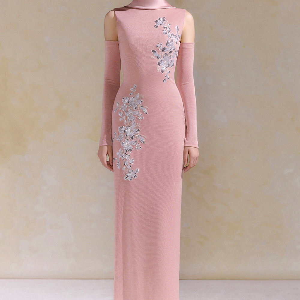 Dahlia High Neck Maxi Dress - MEAN BLVD