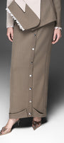 Dalia Button Skirt - MEAN BLVD