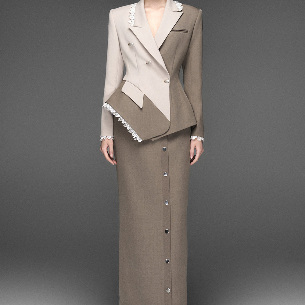 Dalia Notched Lapel Blazer - MEAN BLVD