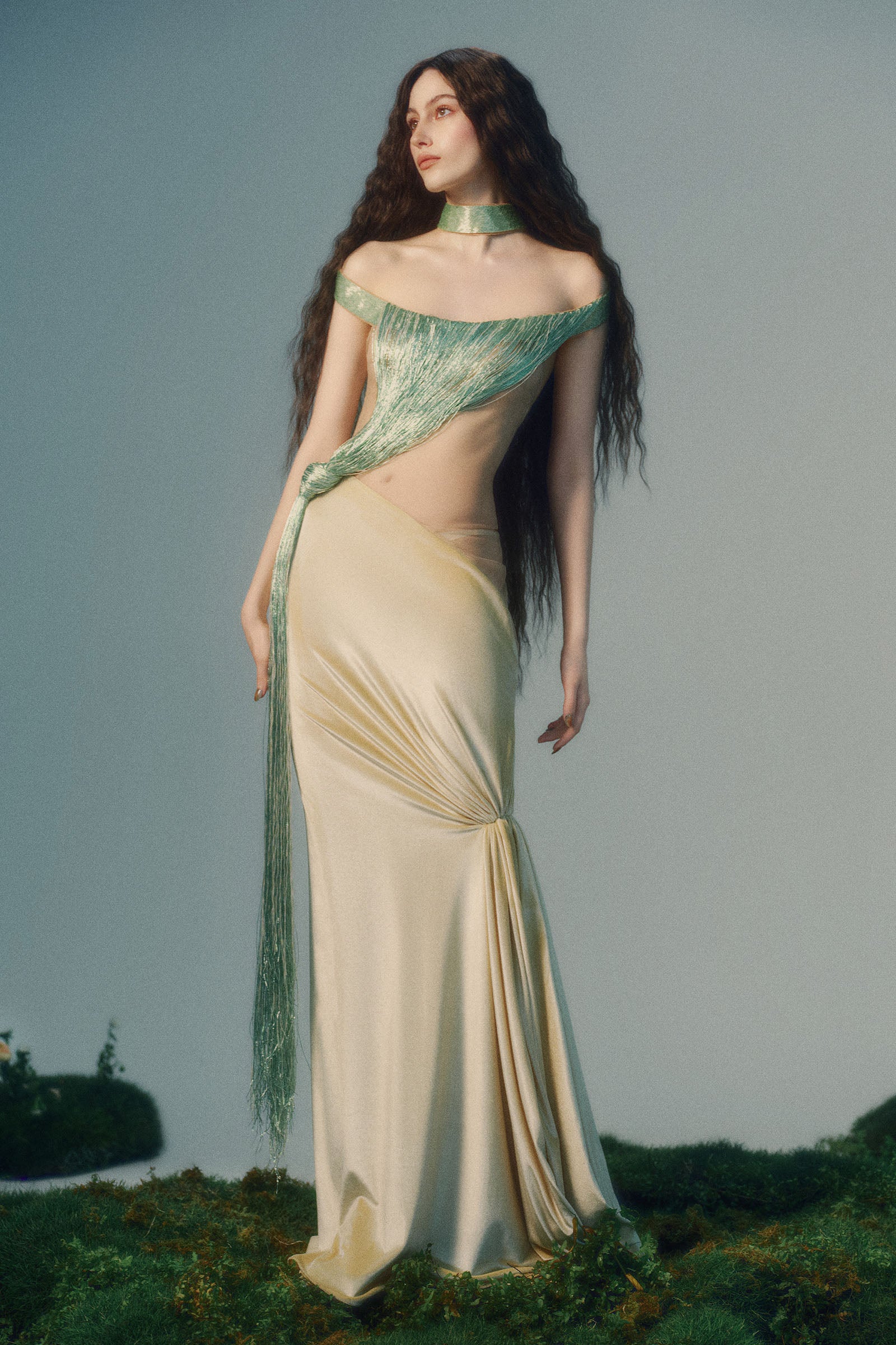 Daphne Fringe Maxi Dress - MEAN BLVD