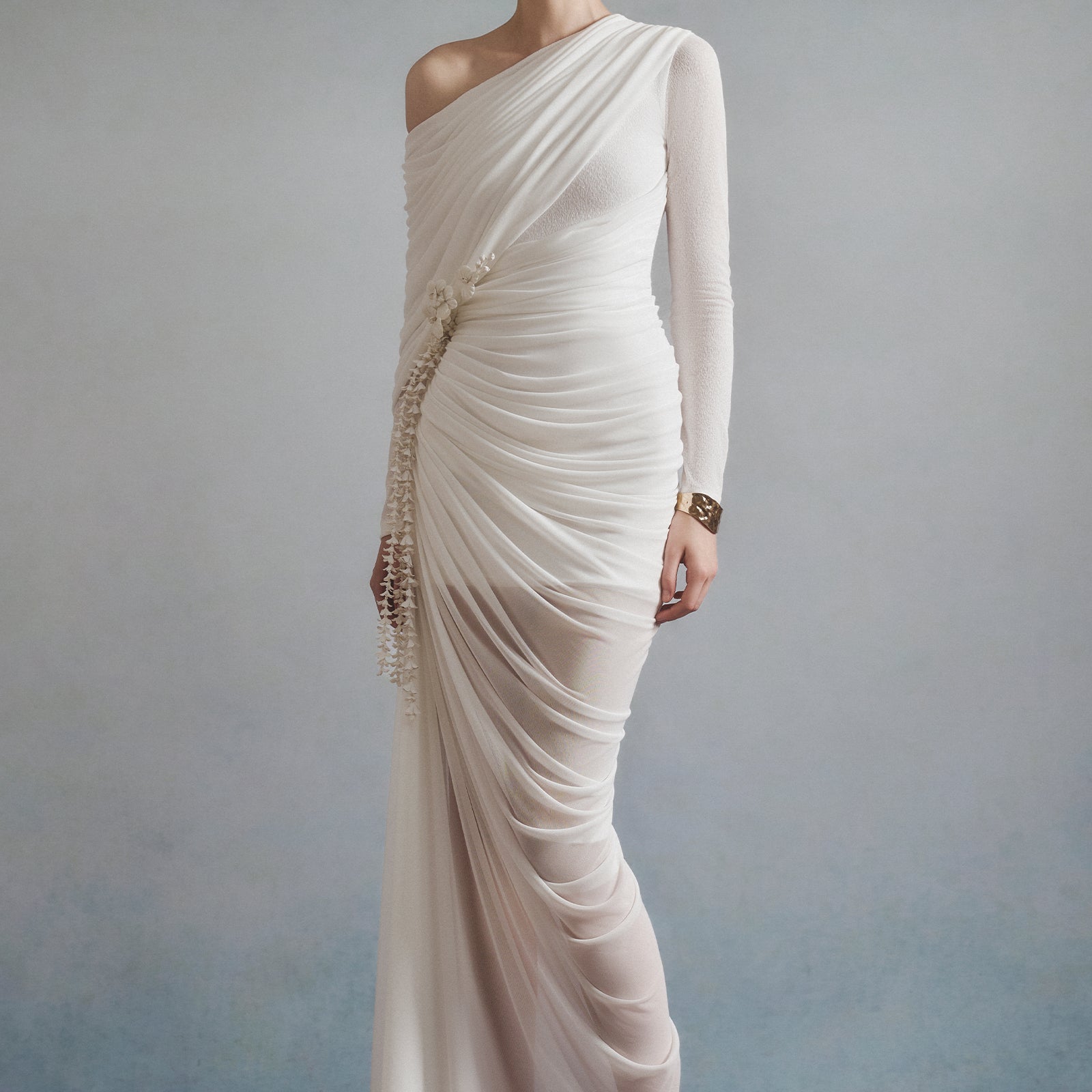 Dawn Ruched Maxi Dress - MEAN BLVD