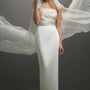 Maria Straight Accross Draped Maxi Dress