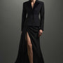 Catherine Peplum Velvet Blazer