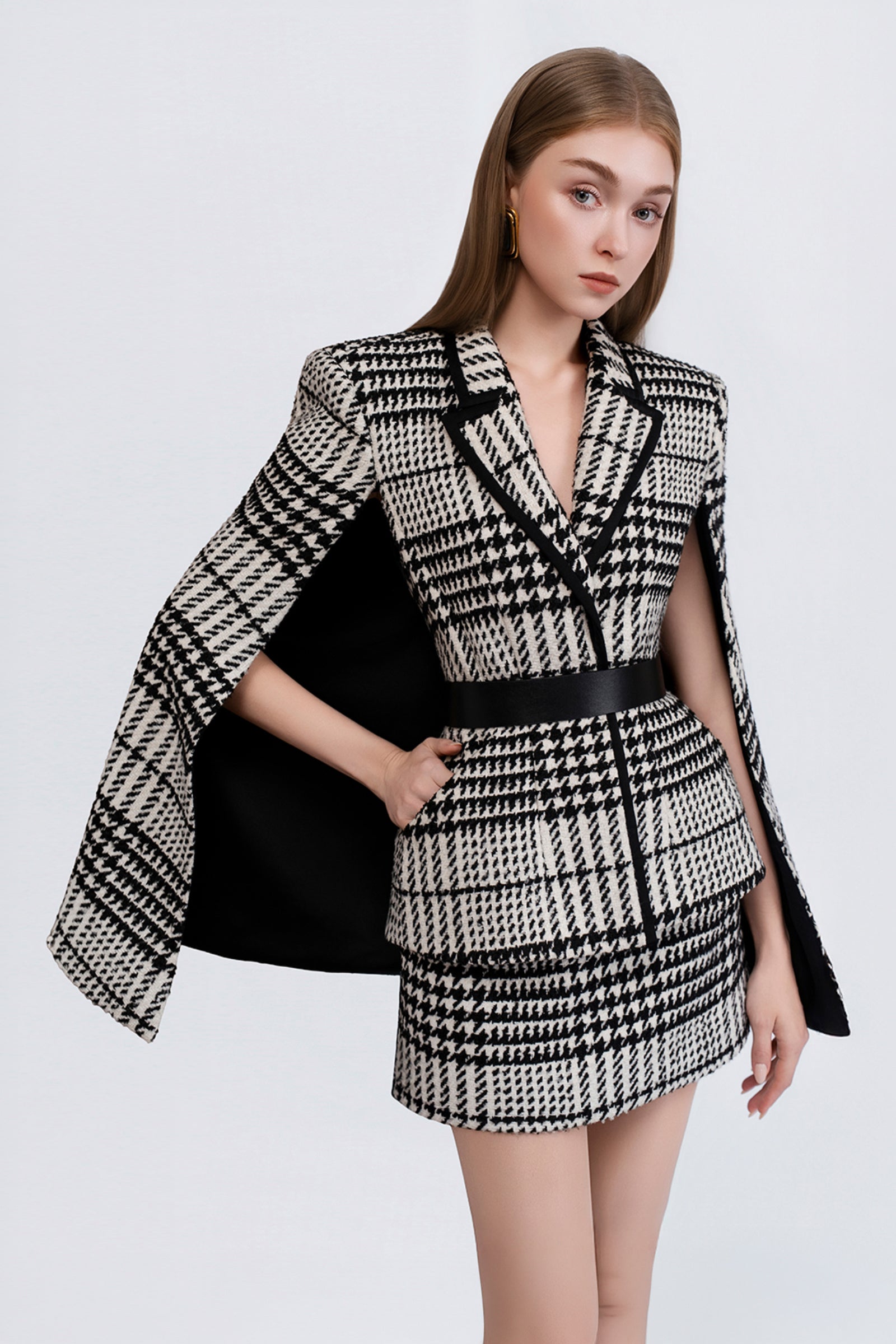 Demi Cape Sleeve Blazer