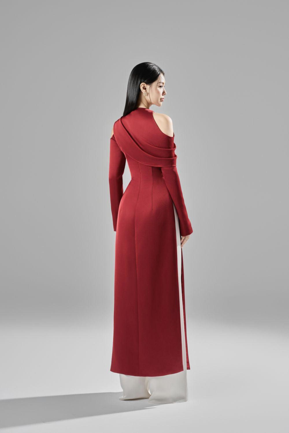 Tuong Van Straight Wide Leg Silk Spandex Long Length Pants