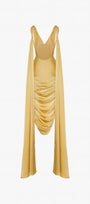 Merciless Middle Eastern-Inspired Dress with Flowing Silk Flaps 4