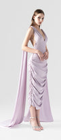 Merciless Middle Eastern-Inspired Dress with Flowing Silk Flaps 7