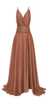 Desiree Draped Maxi Dress - MEAN BLVD