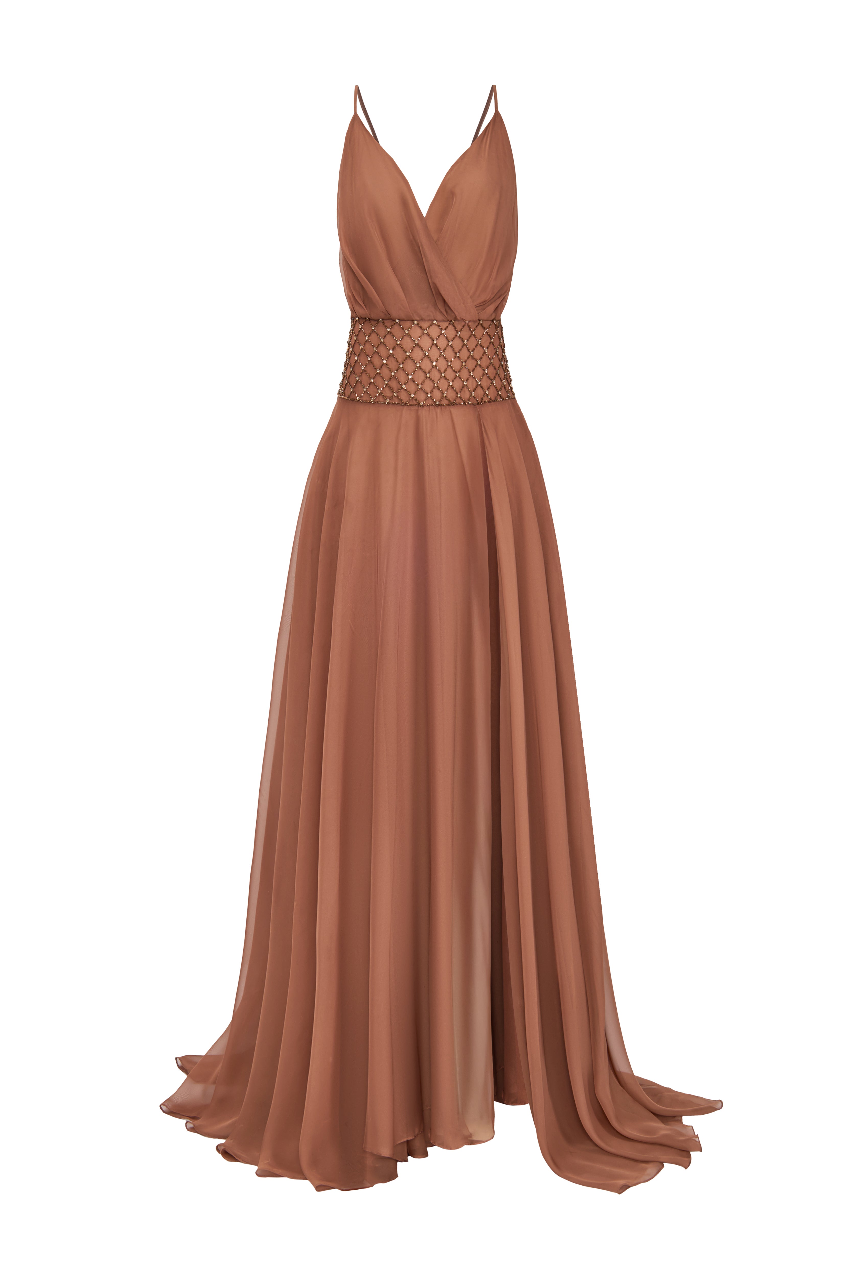 Desiree Draped Maxi Dress - MEAN BLVD