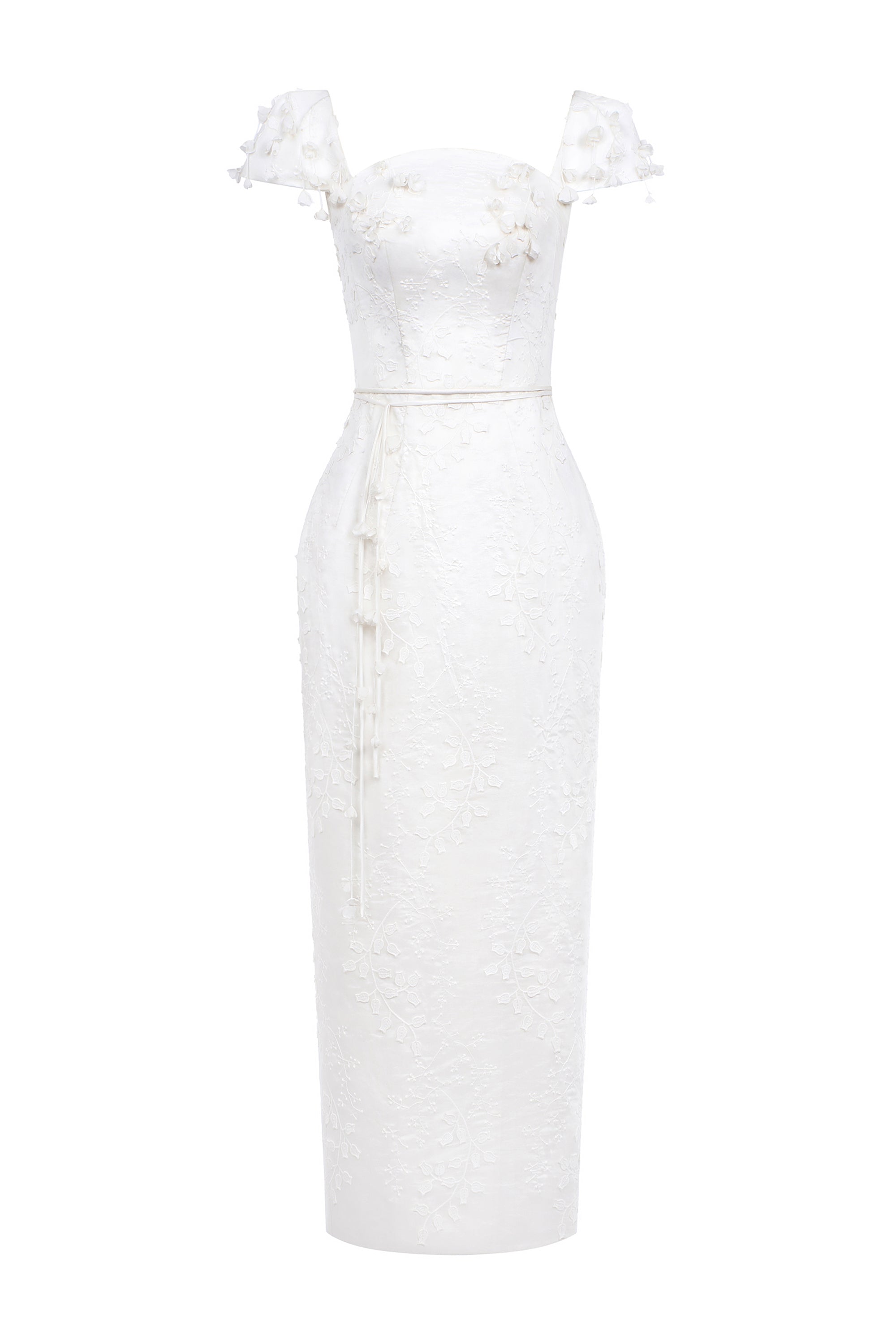 Prairie Applique Midi Dress