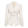 Alura Button Blazer