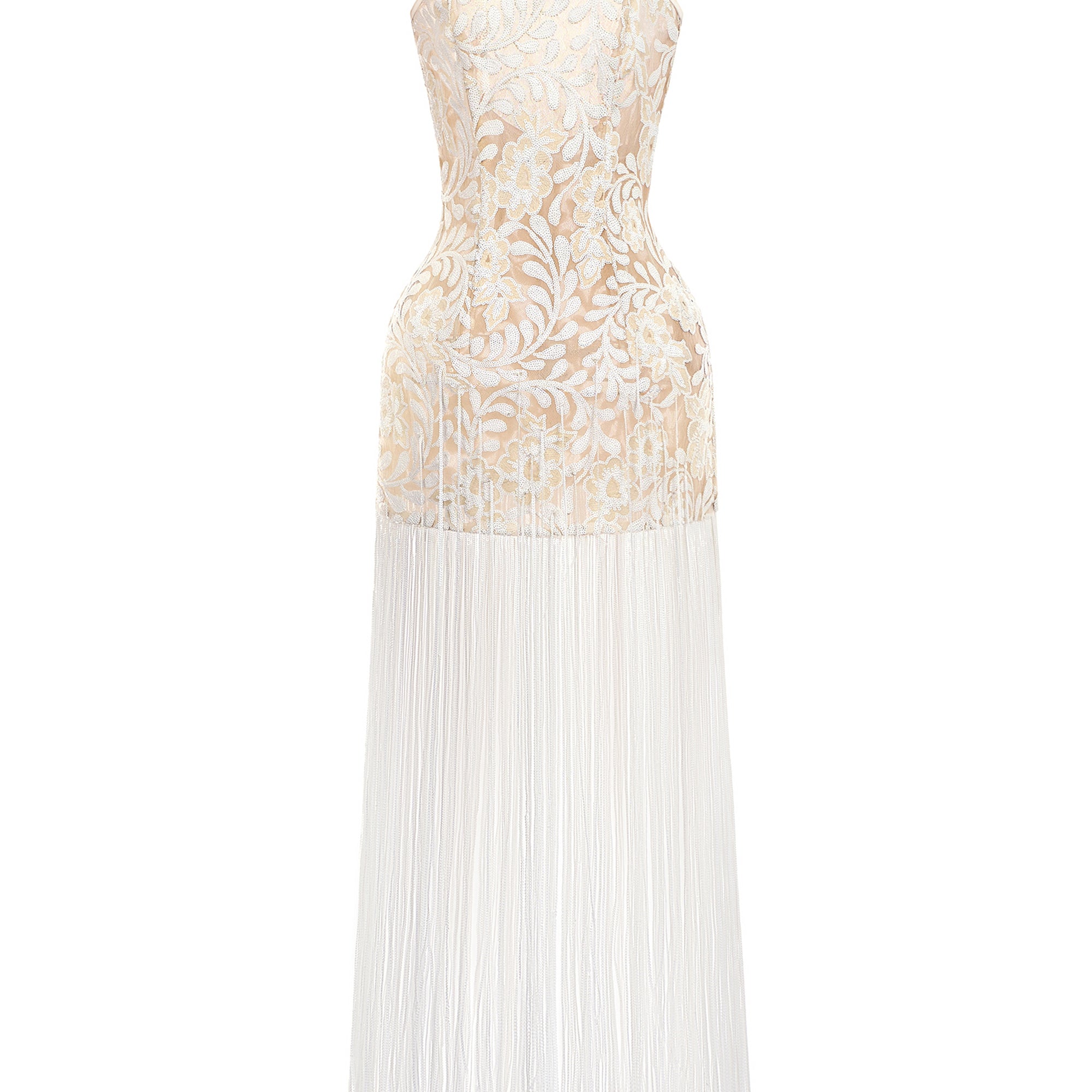 Iris Fringe Midi Dress