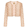 Inés Cropped Long Sleeved Tulle Jacket