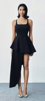 Detour Asymmetric Mini Dress - MEAN BLVD