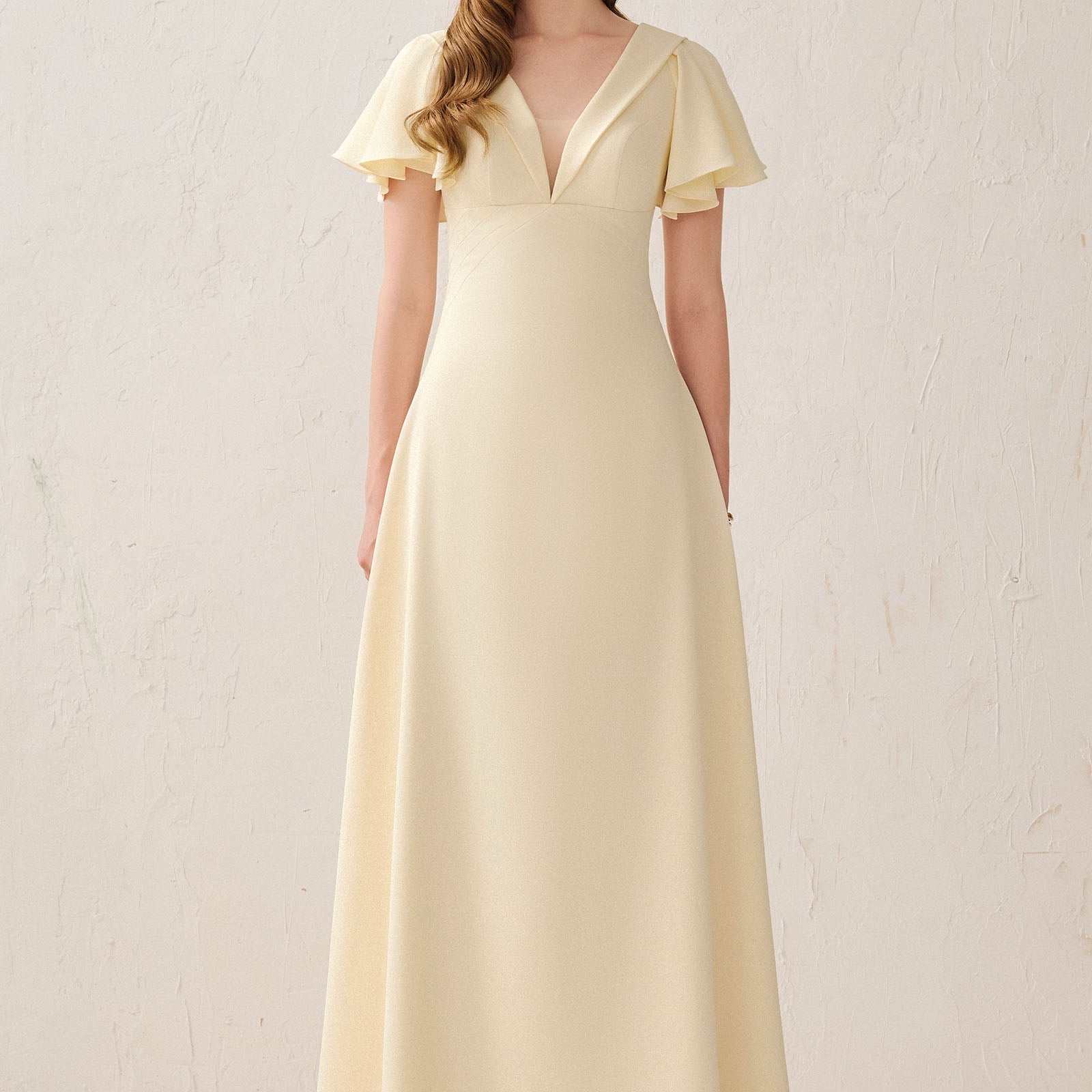 Diana Butterfly Sleeve Maxi Dress - MEAN BLVD