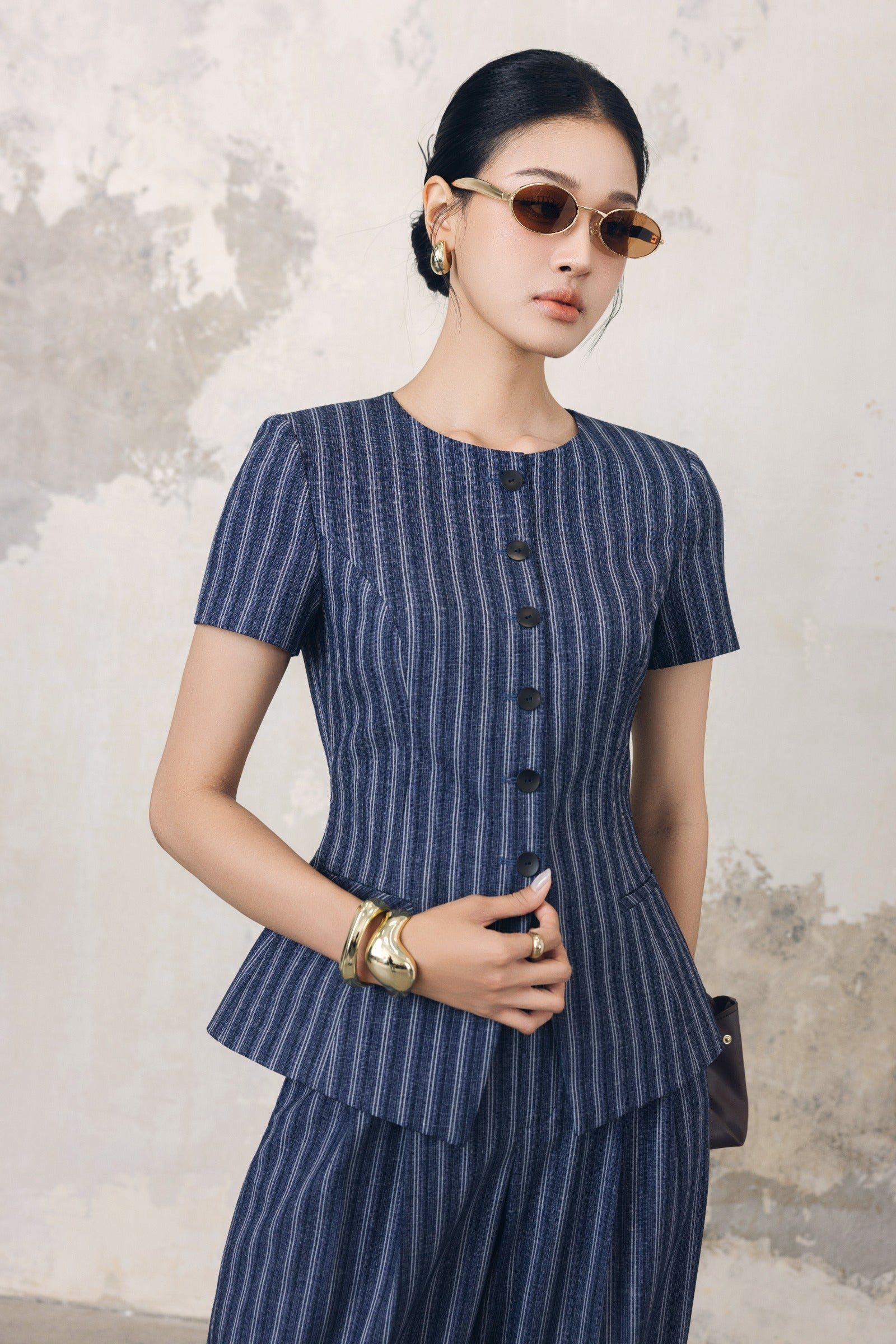 Diep Truc Round Neck Top - MEAN BLVD