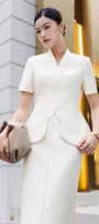 Dieu Tam Peplum Blazer - MEAN BLVD