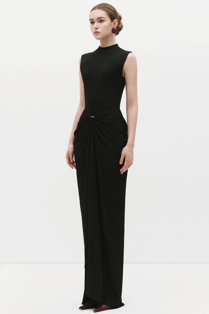 Dilys Wrap Draped Skirt - MEAN BLVD