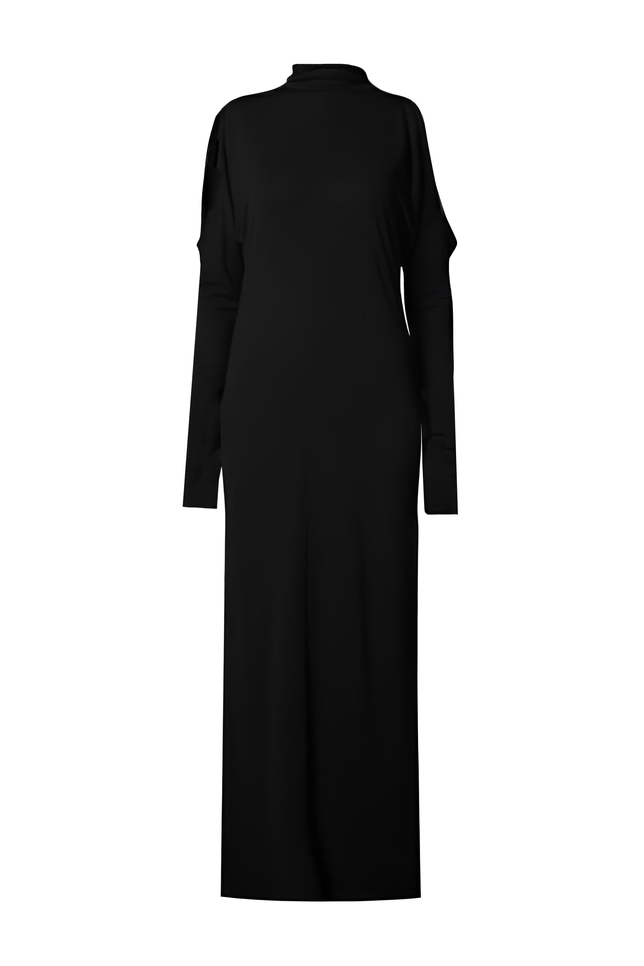 Dina Cold Shoulder Cotton Maxi Dress