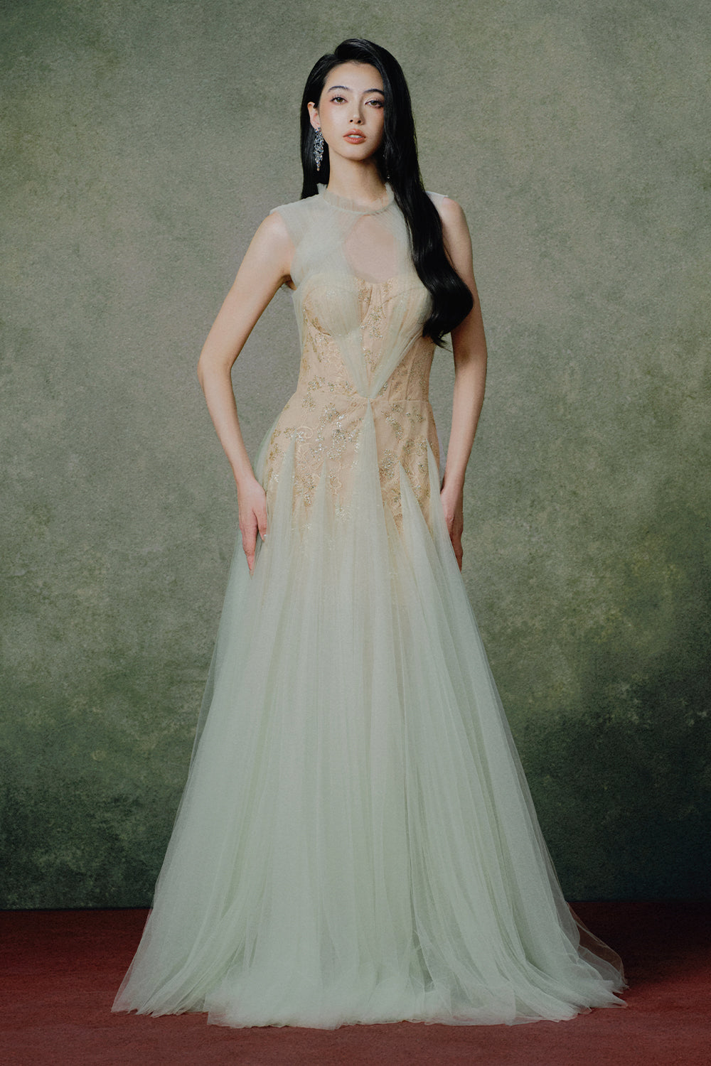 Dorée Embroidery Maxi Dress - MEAN BLVD