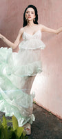 Dorianne Ruffle Maxi Dress - MEAN BLVD