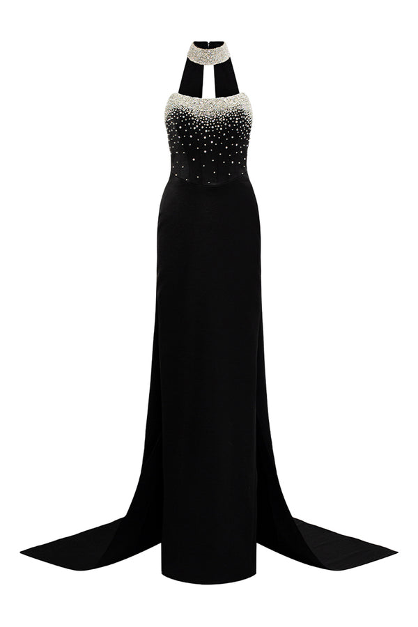 Dream Sheath Rhinestone Maxi Dress - MEAN BLVD