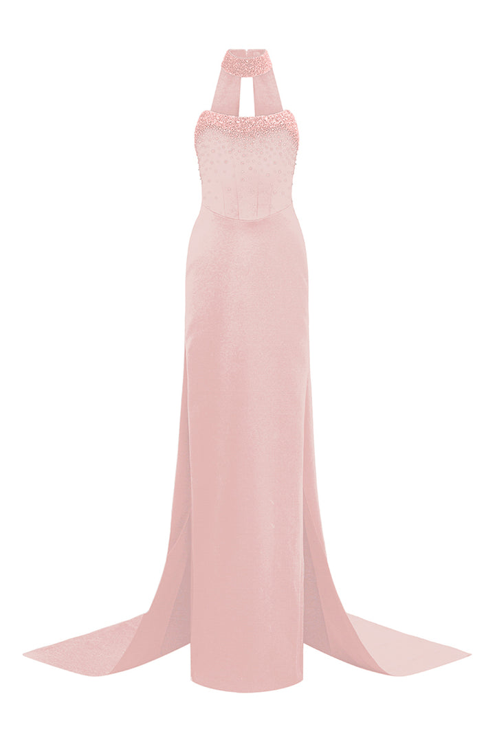 Dream Sheath Rhinestone Maxi Dress - MEAN BLVD