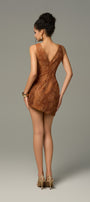 Aurora Dual Style Detachable Trumpet Midi Dress 3