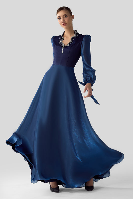 Duchess Bishop Sleeve Maxi Dress - MEAN BLVD