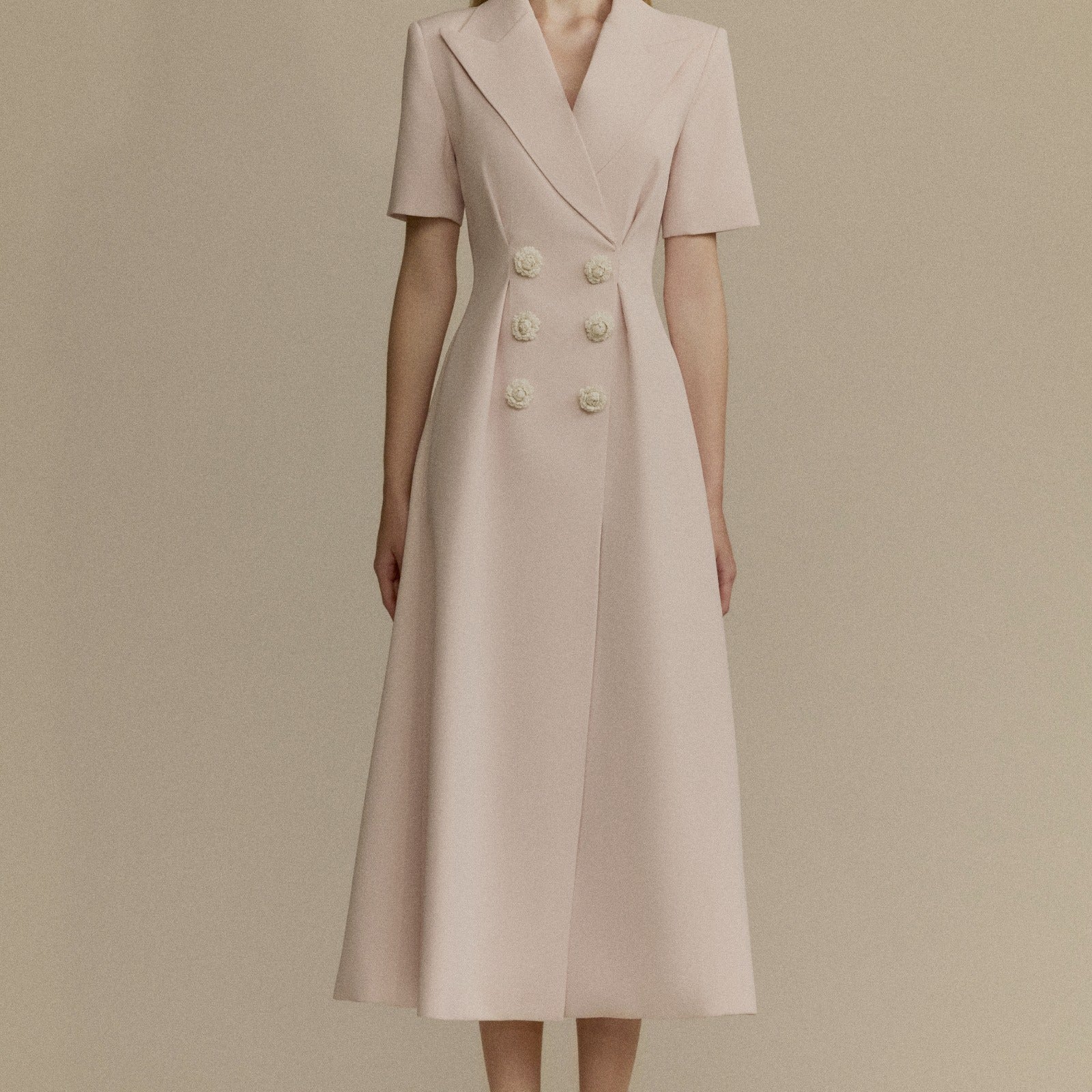 Dynasty Button Midi Dress - MEAN BLVD