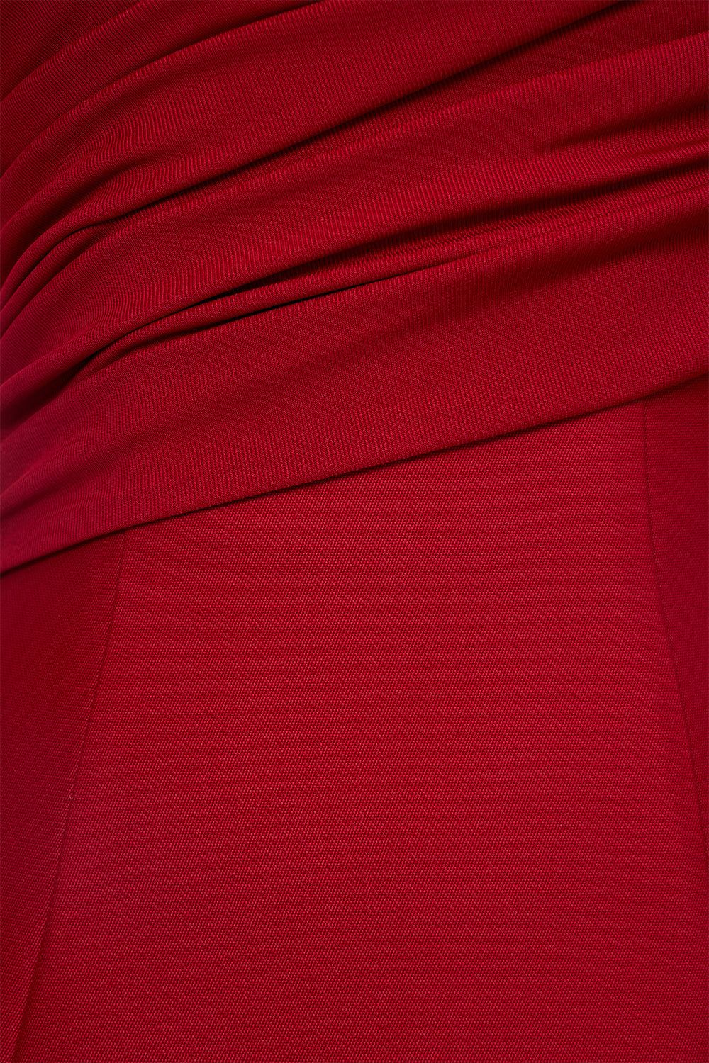 Luminous A-line Asymmetric Shoulder Jersey Maxi Dress