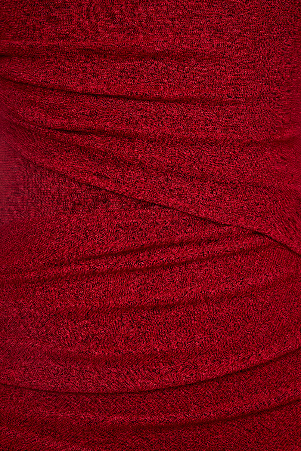 Blossom A-line Off-Shoulder Spandex Midi Dress
