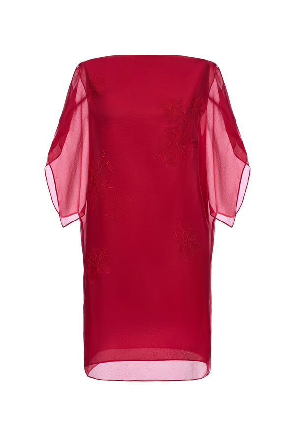 Scarlett Butterfly Sleeve Embroidery Top