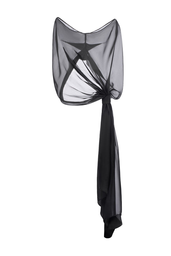 Halley Boat Neck Draped Top