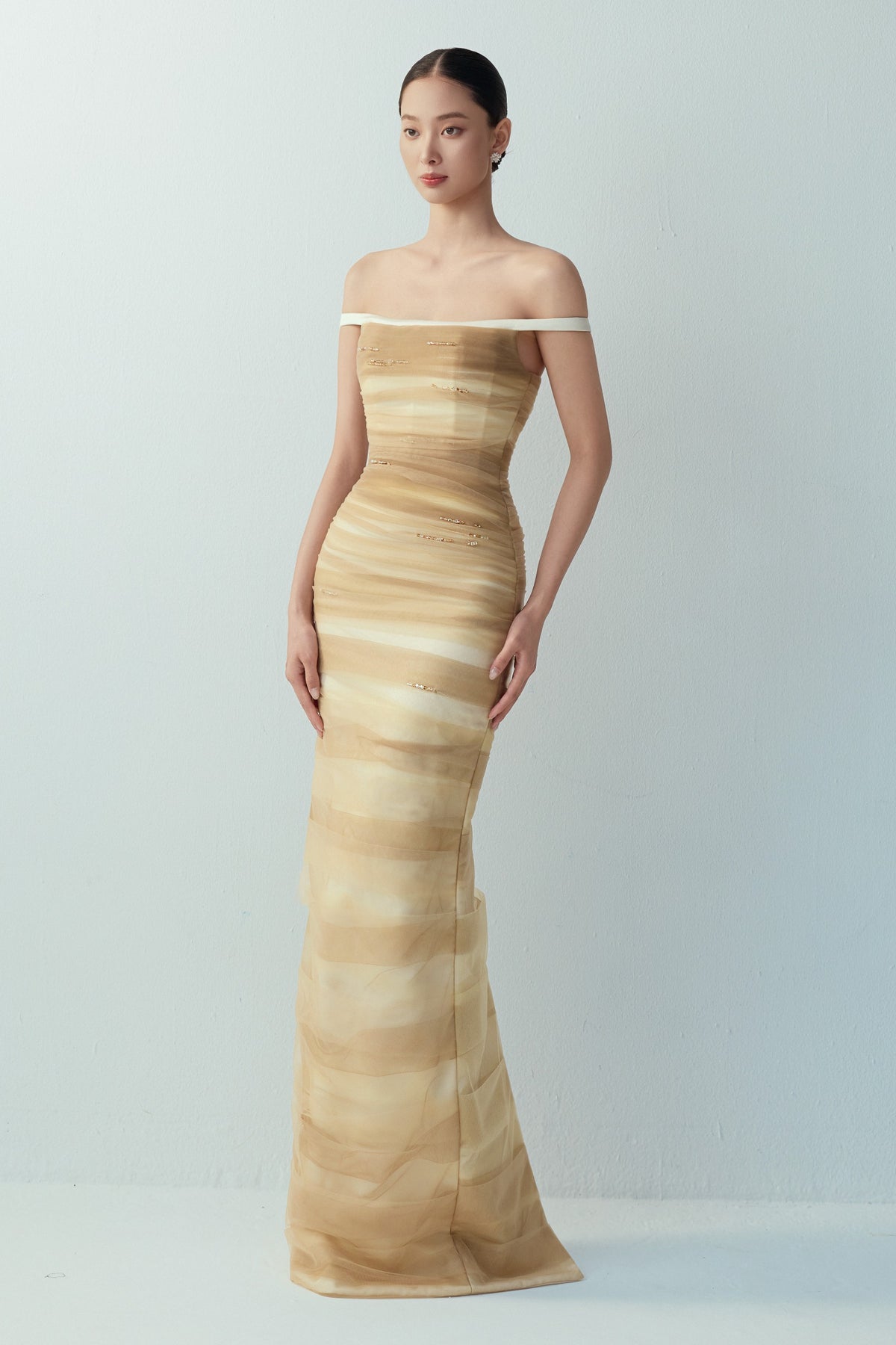 Eira Ruched Maxi Dress
