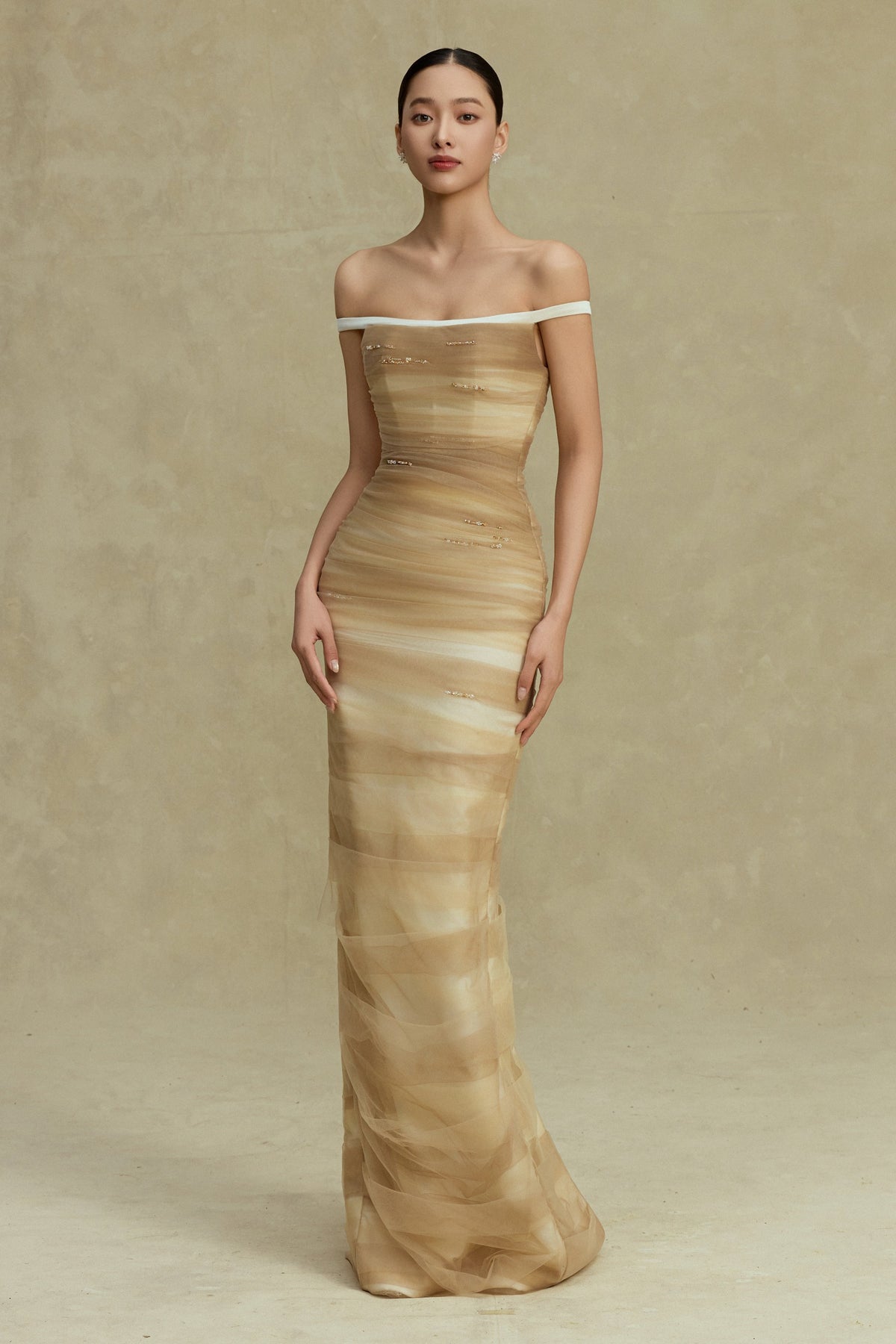 Eira Ruched Maxi Dress